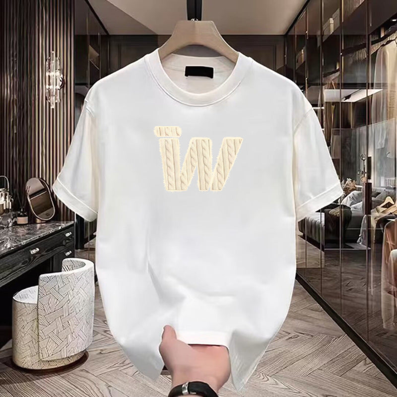 Men & Women Cotton W Graphic T-Shirt Summer Casual