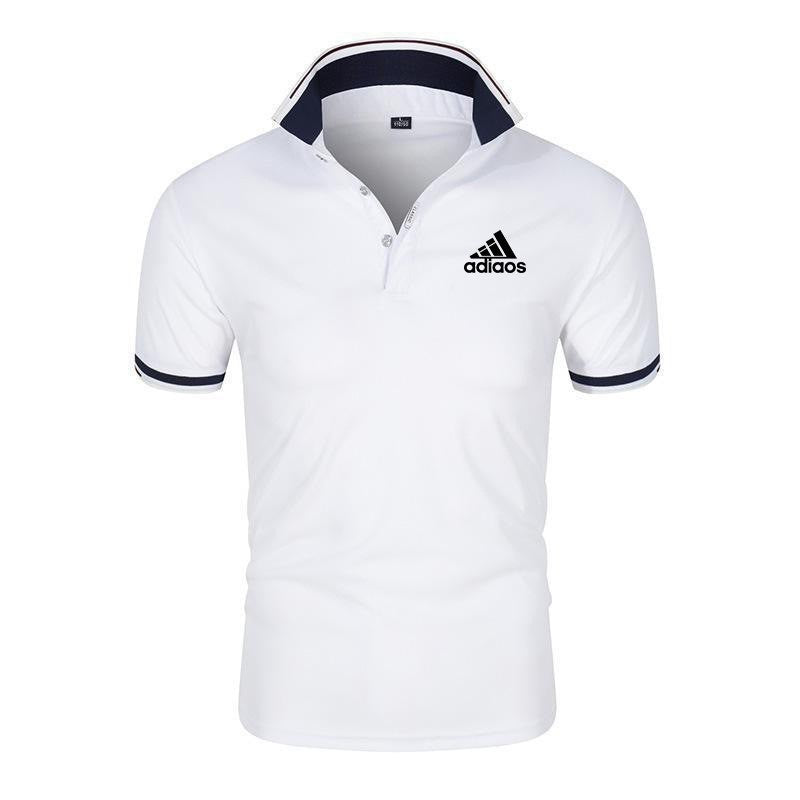 Men Printed Polo Shirt Summer Casual T-Shirt