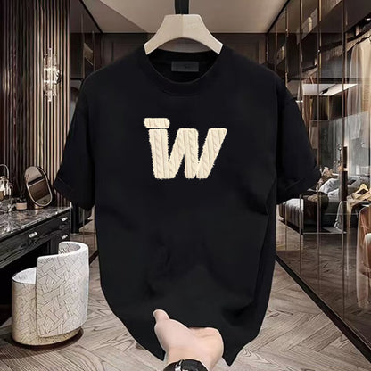 Men & Women Cotton W Graphic T-Shirt Summer Casual